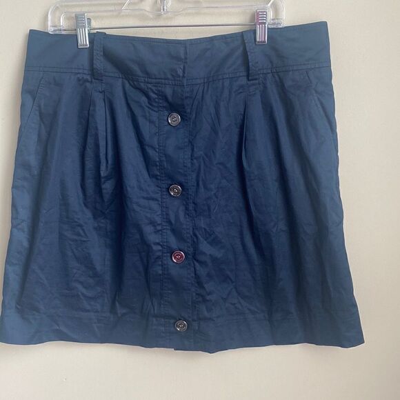 Burberry Brit Navy Mini Skirt 12 - Picture 1 of 8
